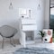 Tuhome Kamelot Dresser With Jewelry Box, Single Door Cabinet, Mirror, Two Drawers, White JLB6741 - alternate 5